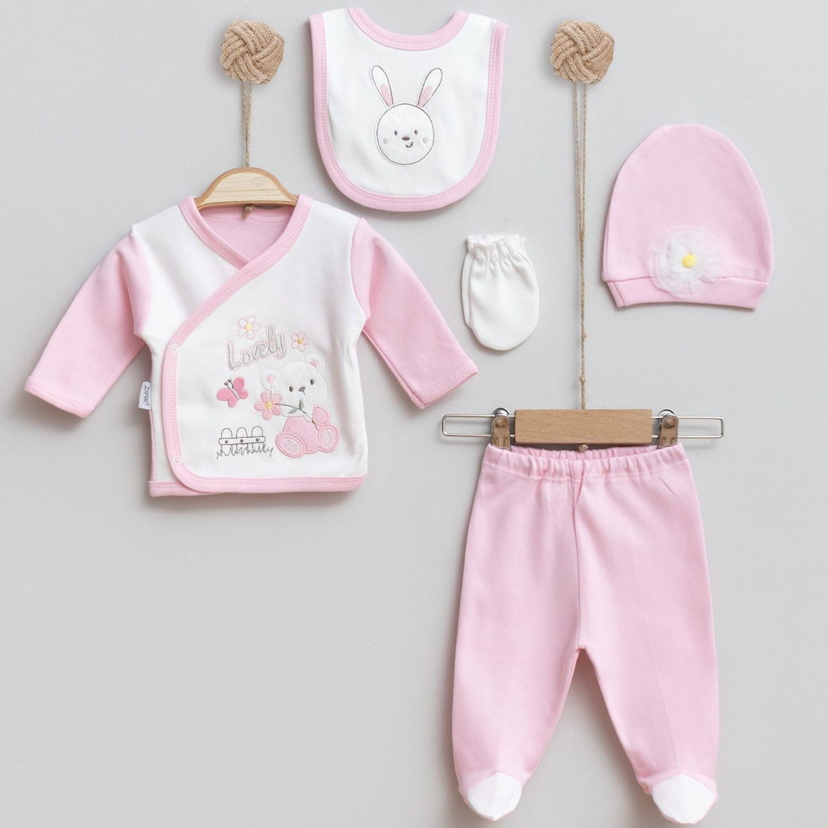  KıZ PAPATYALİ 5 Lİ ZIBIN SET 1-3  AY