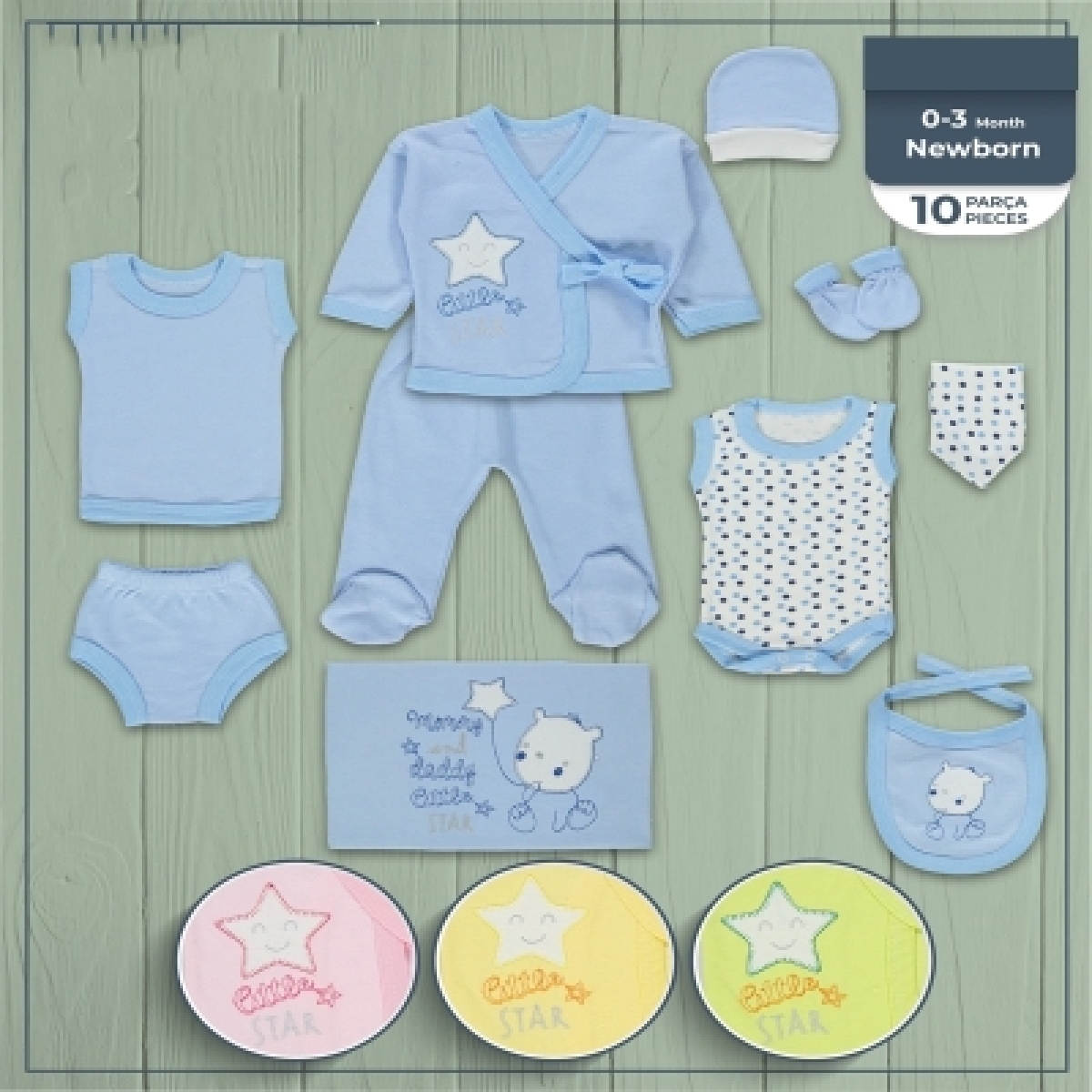 UNISEX BURTAÇ 10 LU 0-6  AY