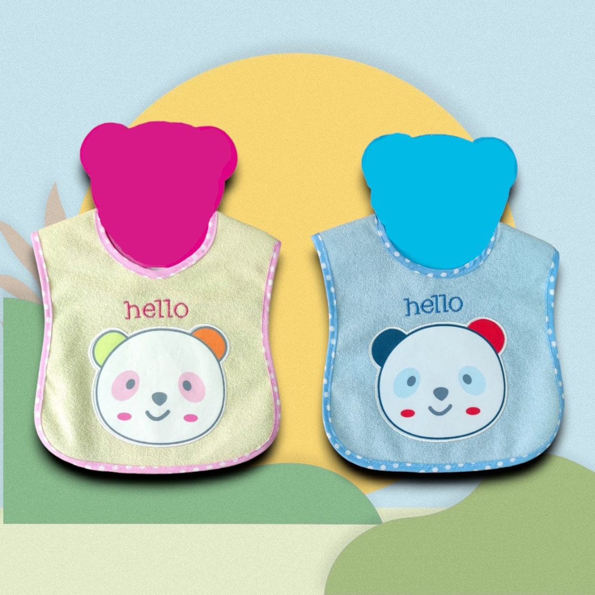 UNISEX PANDA LAMİNE ÖNLÜK 6-6  AY