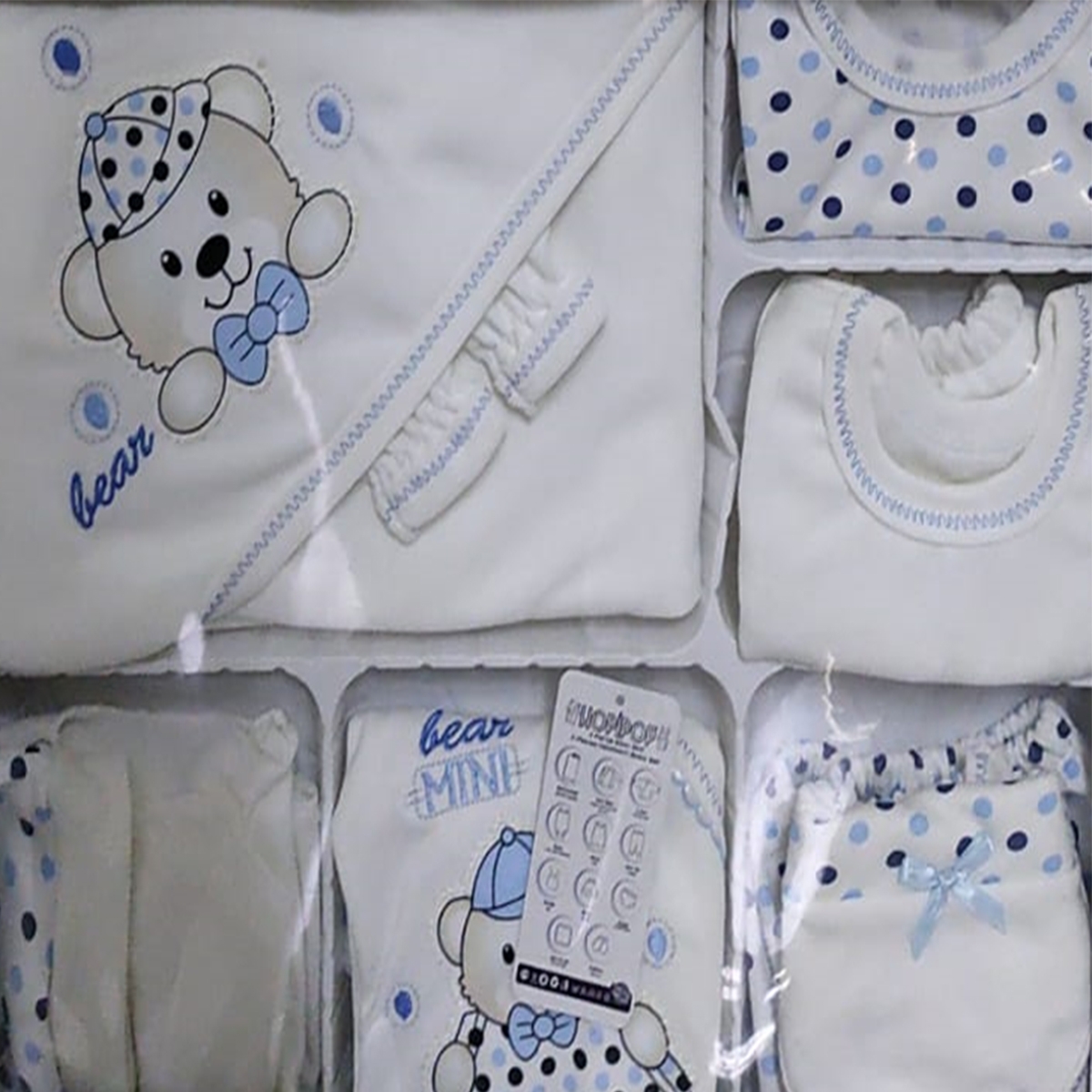 UNISEX BEAR MİNİ 11 Lİ 0-3  AY