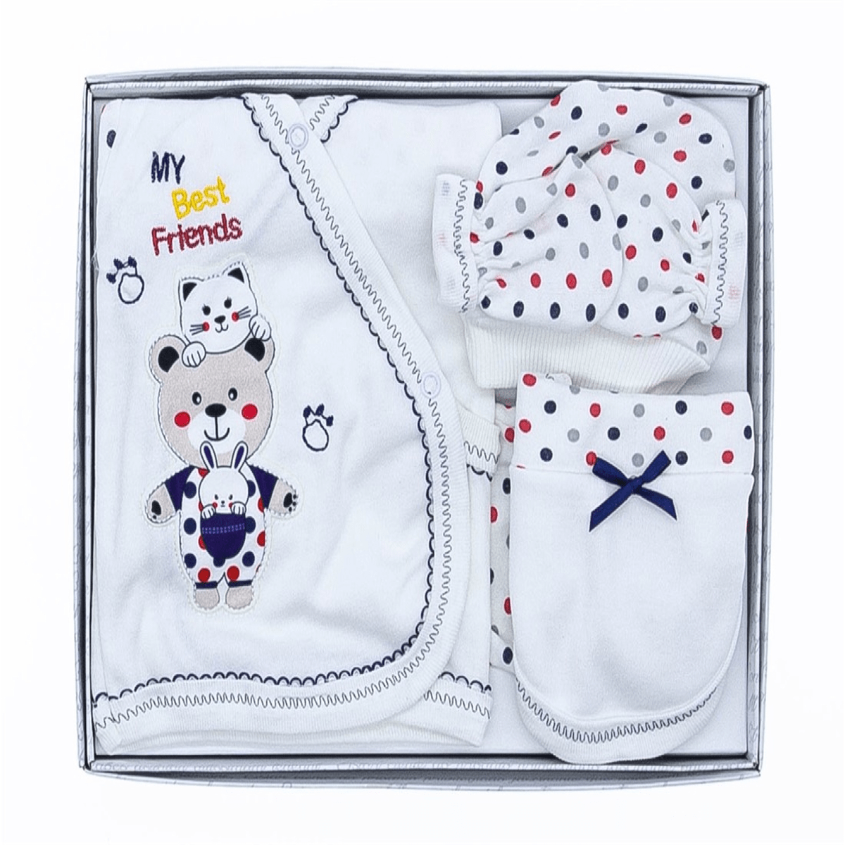 BURTAÇ BABY - ORANJ-HOPİPOP UNISEX HOPİPOP 5 Lİ KEDİLİ 0-6  AY