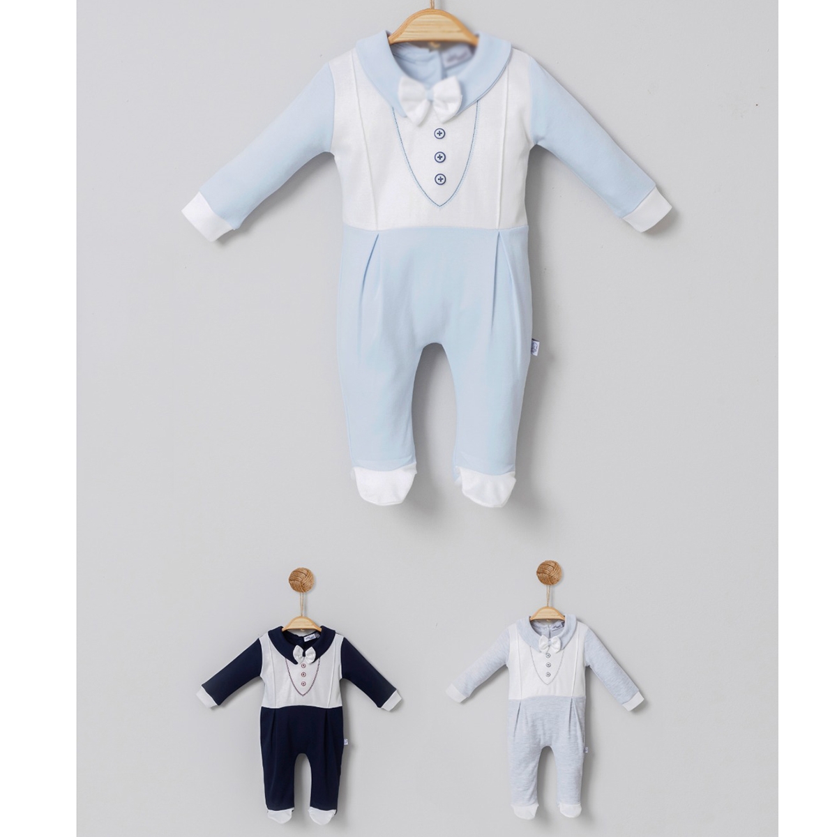 ERKEK LITTLE  CLOSS ROMPER 0-6  AY
