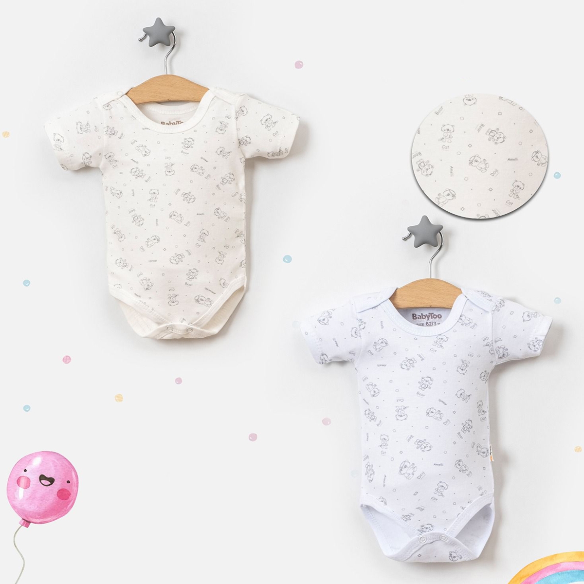  UNISEX DUZ PENYE CITCITLI ATLET KUCUK 1-9  AY