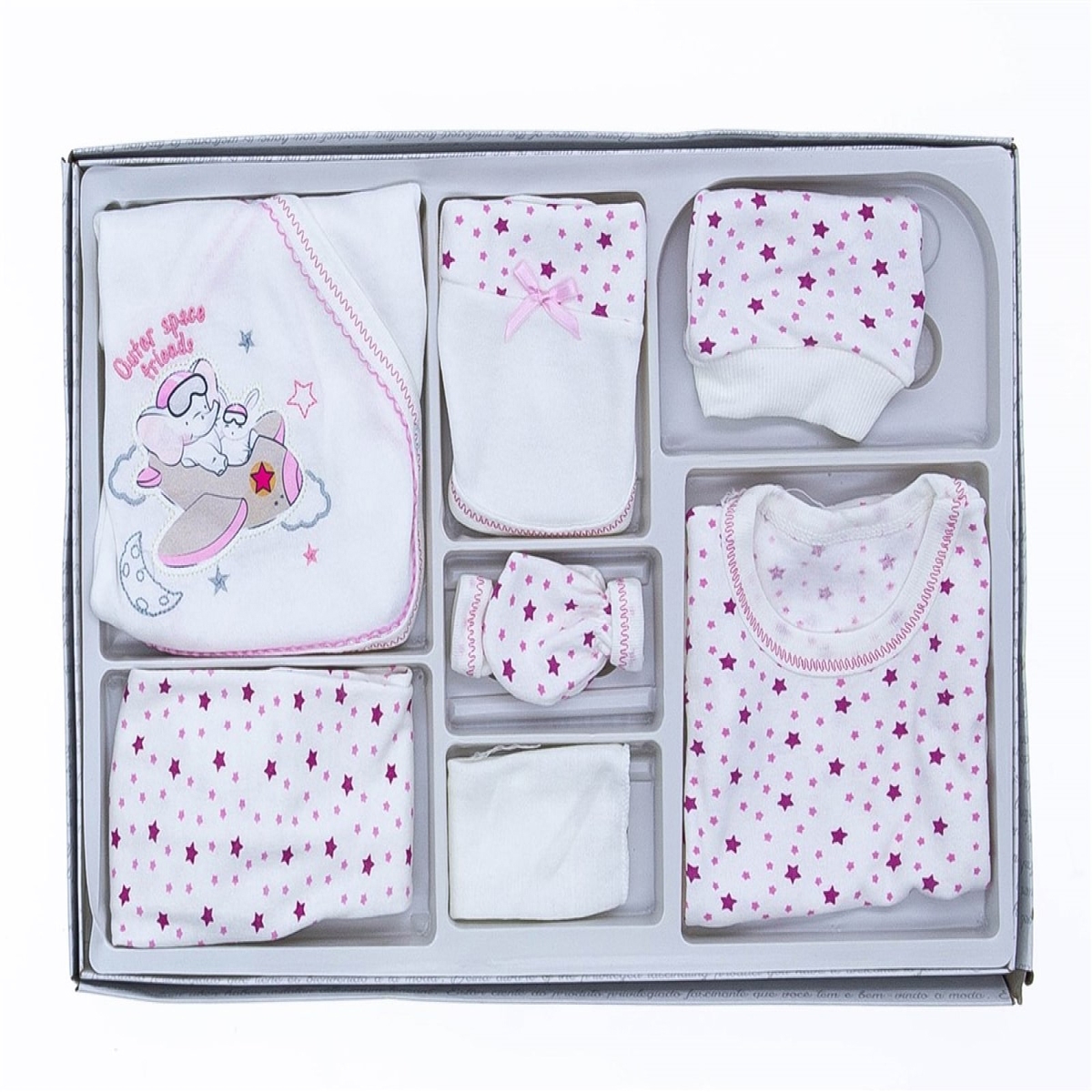 UNISEX UÇAKLI 7 Lİ 0-3  AY SET