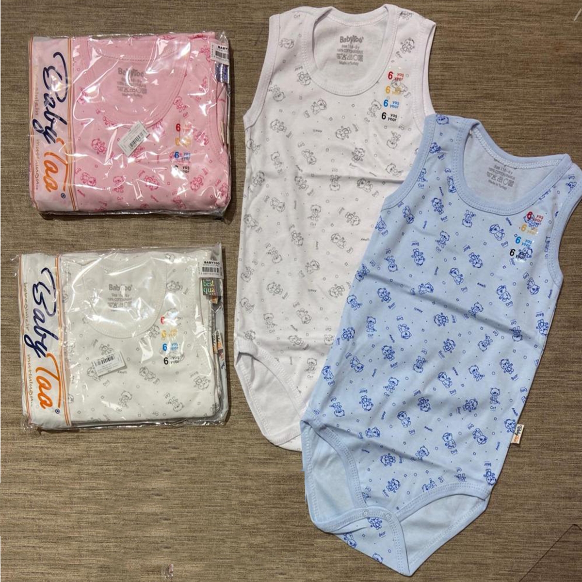 UNISEX 3.5-4-5-6 YAS DESENLI ATLET BADI 3-6  YAŞ