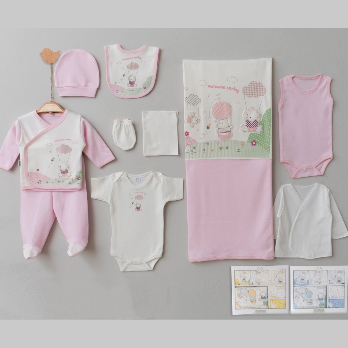 UNISEX BALONLU  10 LU ZIBIN SET 1-3  AY