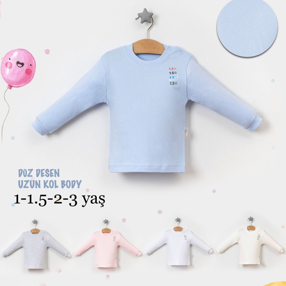 UNISEX DUZ TEK UST 6-24  AY