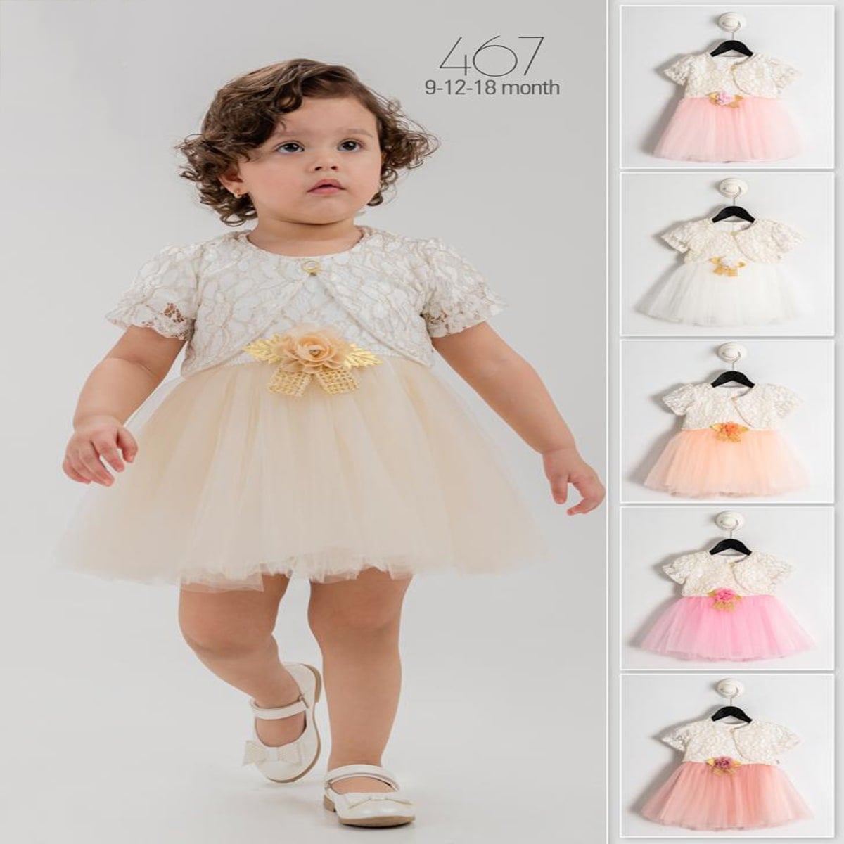  KIZ ELBİSE 9-18 AYLIK
