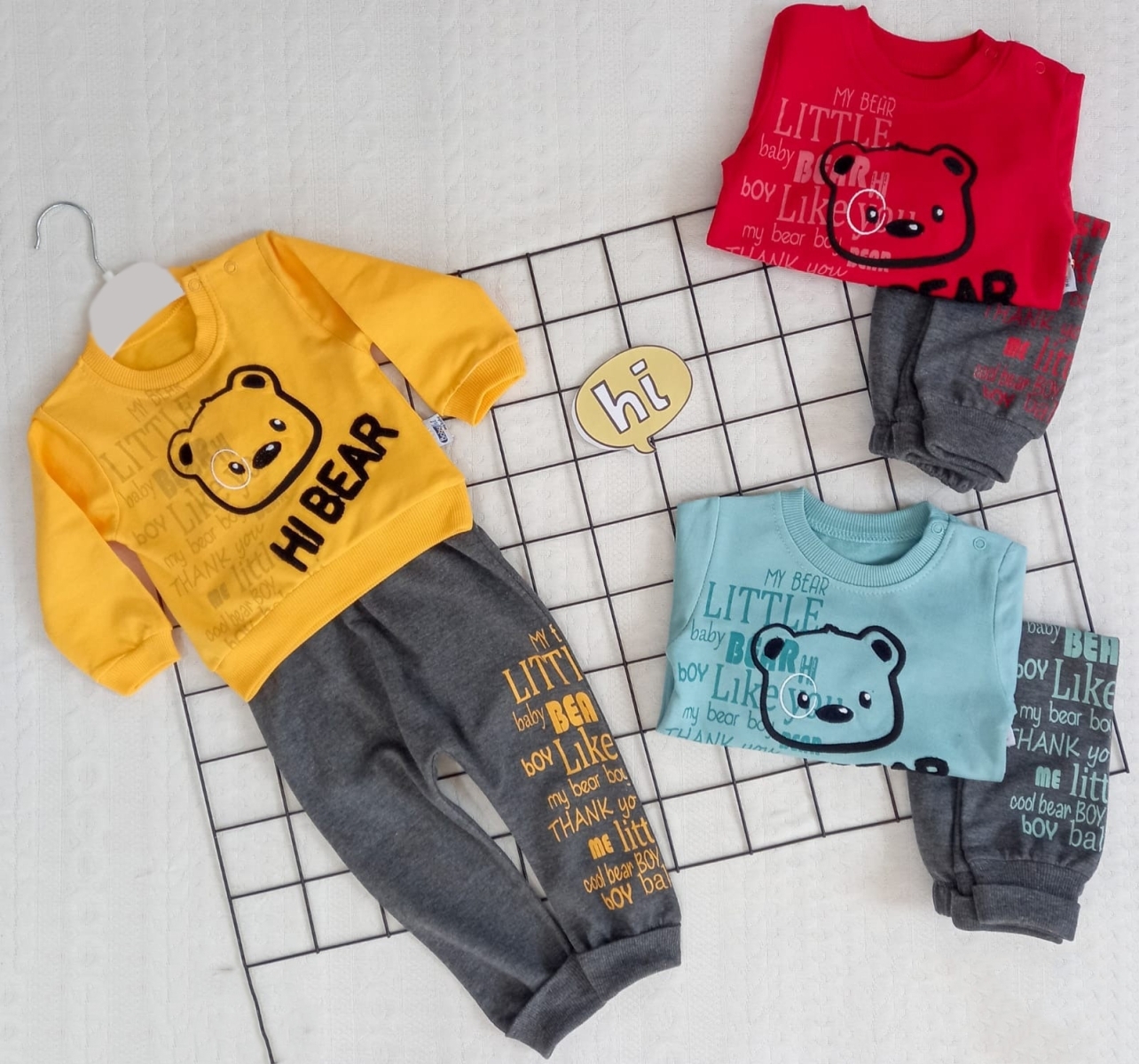 ERKEK Hİ BEAR 2Lİ TAKIM 6-18  AY
